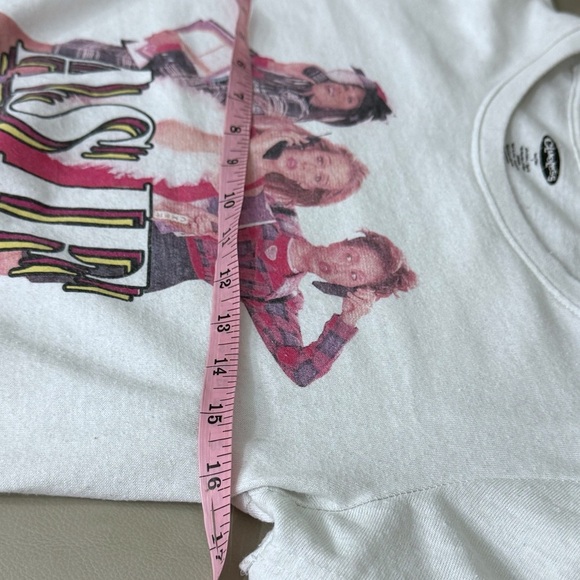 CLUELESS AS IF Women’s White T Shirt Short Sleeve Graphic Size S/M Top 90s Style - Picture 7 of 8